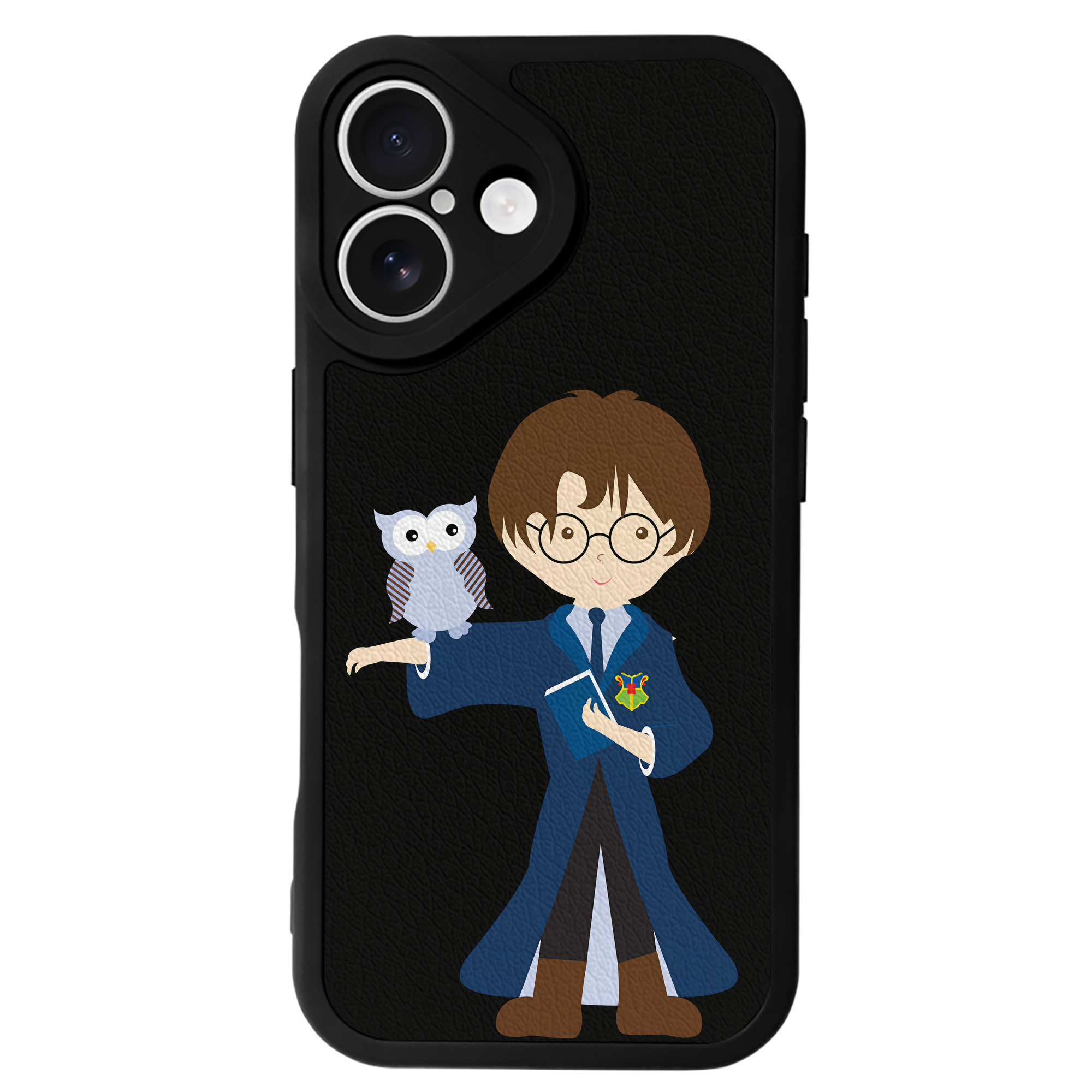 （画像用） Harry Potter ハリー・ポッターシリーズ 【iPhone 16シリーズ対応】シリコンスマホケース（レザー調） 材質：シリコン